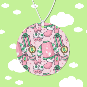 Cozy Pink Christmas Air Freshener