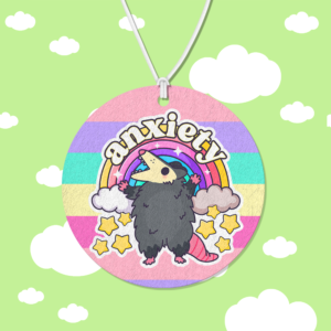 Anxiety Rainbow Possum Air Freshener