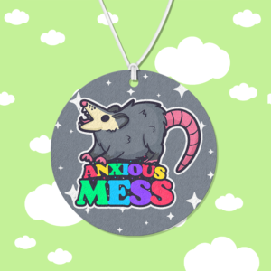 Anxious Mess Possum Air Freshener