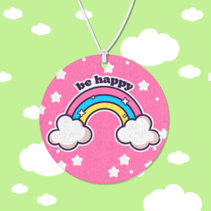 Be Happy Rainbow Air Freshener