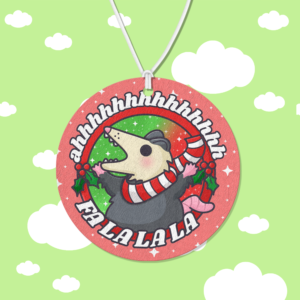 Falalala Ahhh Possum Air Freshener