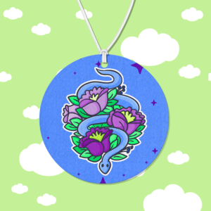 Floral Snake Air Freshener