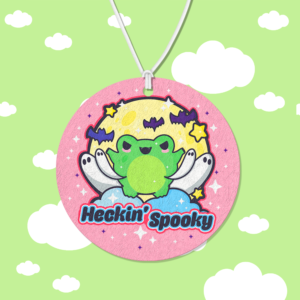 Heckin Magical Frog Pink Air Freshener