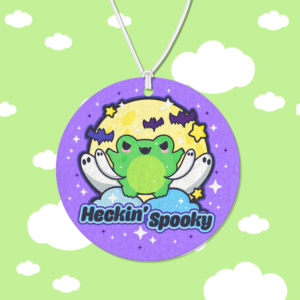 Heckin Magical Frog Purple Air Freshener