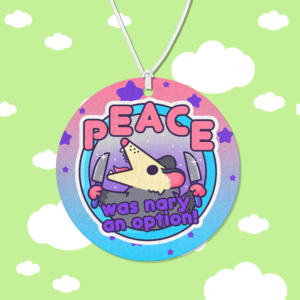 Peace Was Nary An Option Air Freshener